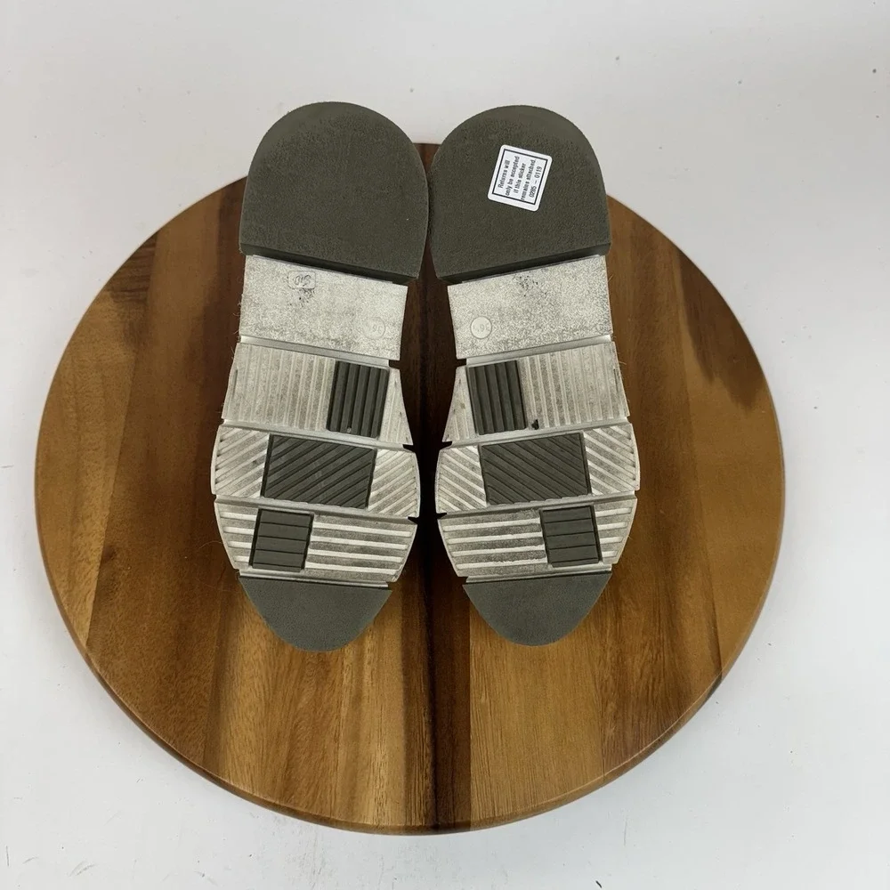 Womens Cinzia Araia Olive Green‎ Platform Snake Espadrille Sneakers Size EU 36.5